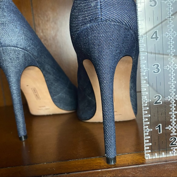 New Vince Camuto Stiletto Pump in Denim Size 10M Blue - Picture 7 of 8